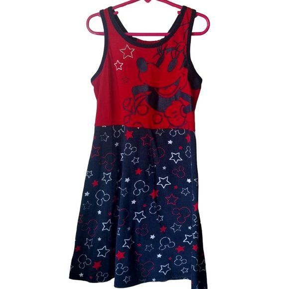 GUC | Disney | Minnie Mouse | Sleeveless Dress | Blue/Red/White | Girl | Size: 7 - Picture 1 of 10